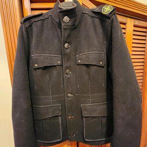 Vintage Stone Island Men's Wool Jacket